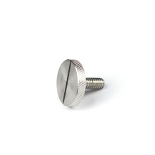 Factory Custom Service Stainless Steel Slotted Thumb Screw with Knurled Head